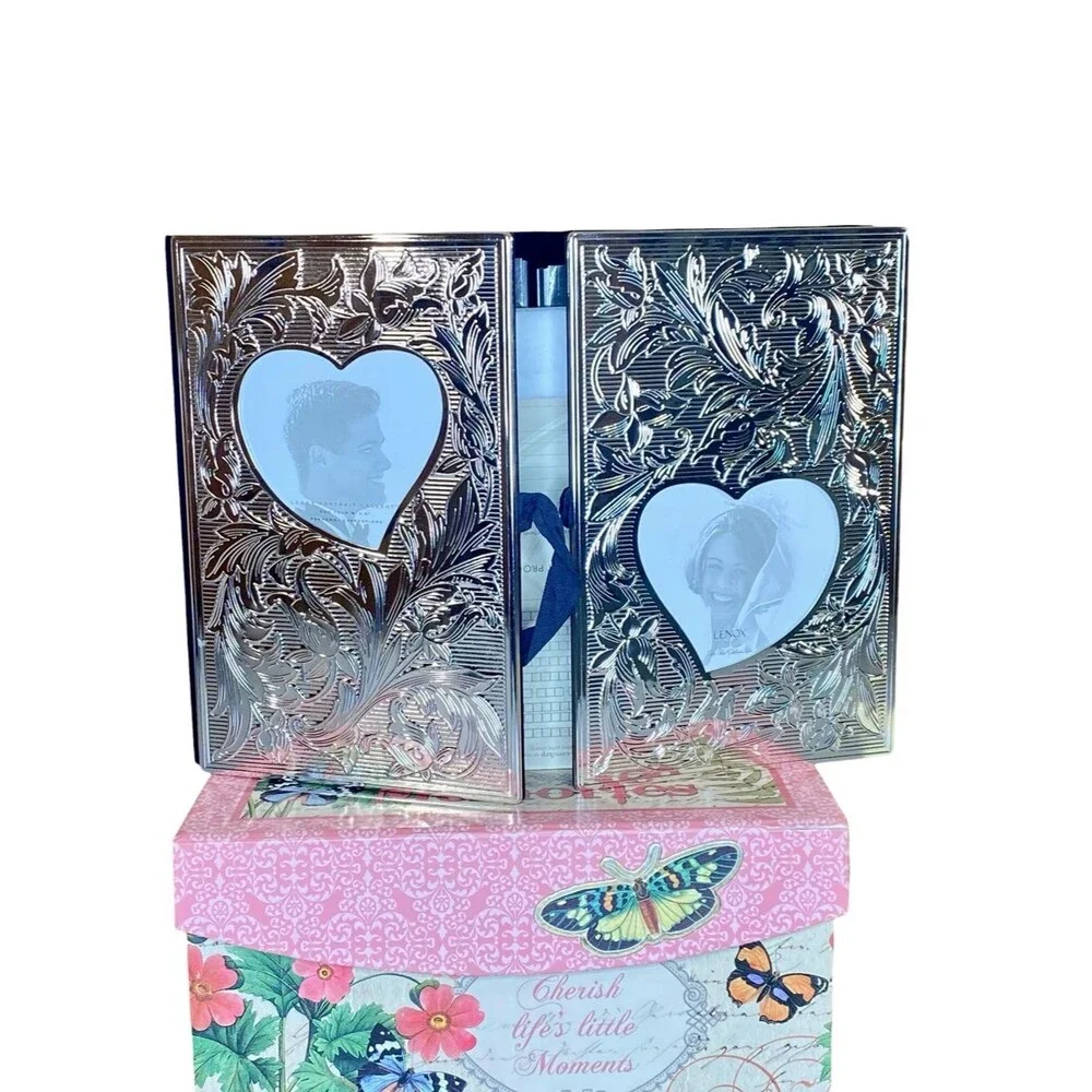 Lenox Silver Plated Photo Album NWOT From the Wedding Promises Collection